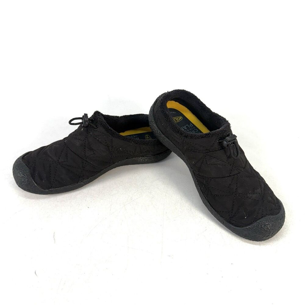 Keen Howser III Black Slide Comfort Clogs Mules Shoes 1025540 Womens Size 6.5